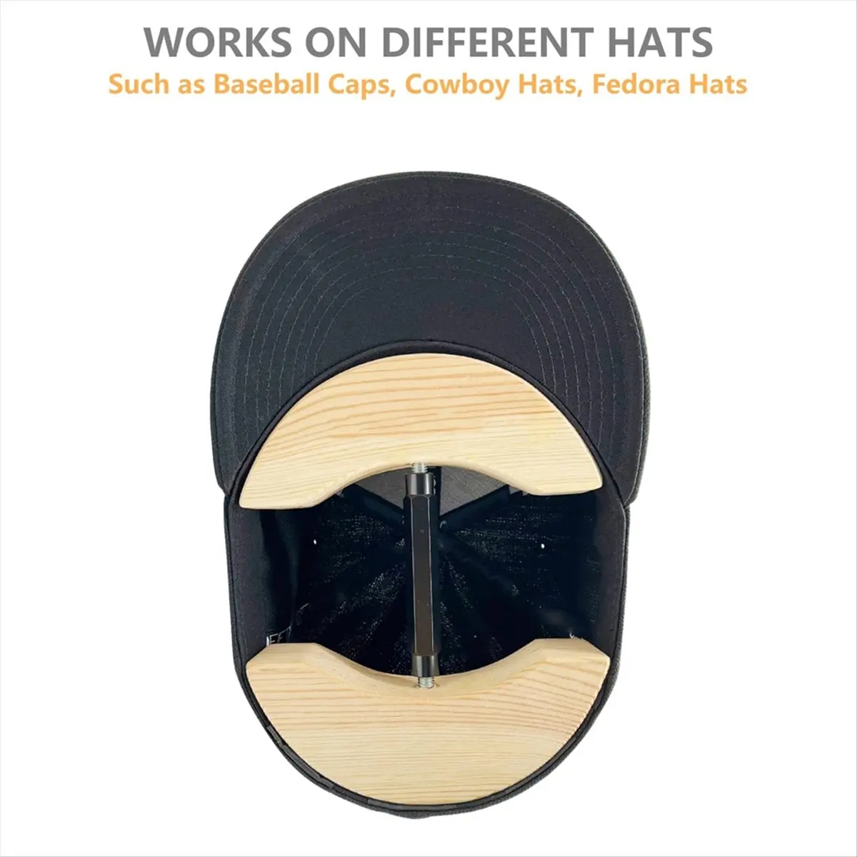 B-est Hat Stretcher Wooden Hat Shaper Stretcher Enlarge and Shape Hat Shaping and Fixing Solid Wood Hat Support