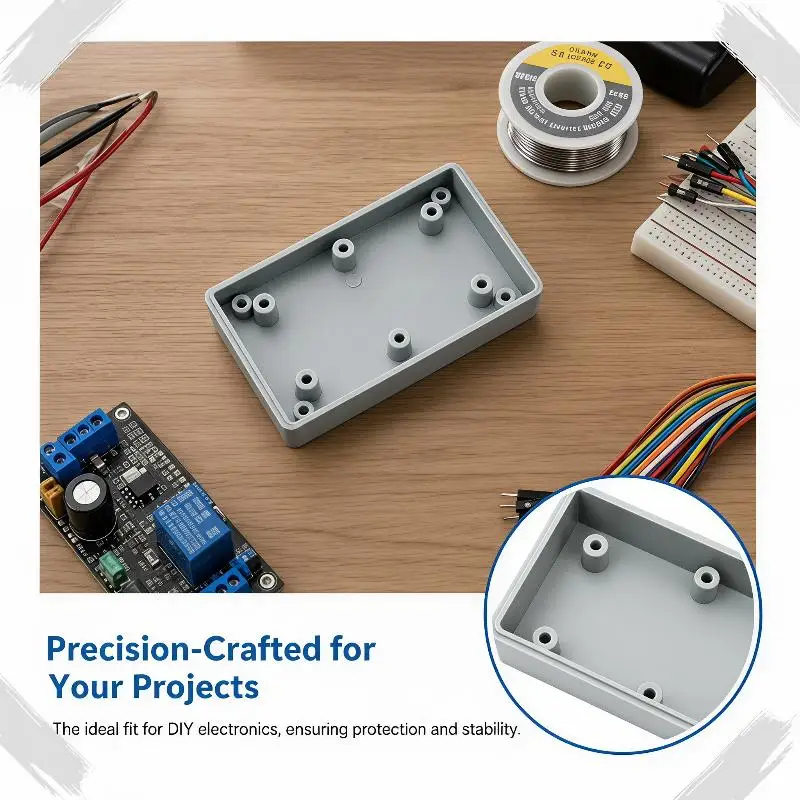 5Pcs Universal Module Installation Shell Waterproof Plastic Housing for Instrument Switch Power Box Home Circuit Renovation Use