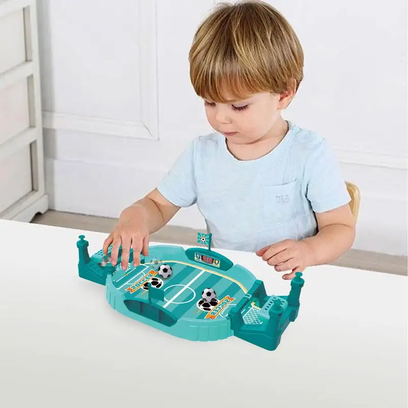 Tabletop Soccer Game For Kids Small Soccer Game Set Anti-stress Two-Player Battle Finger Toy For Parent-child Interaction Game