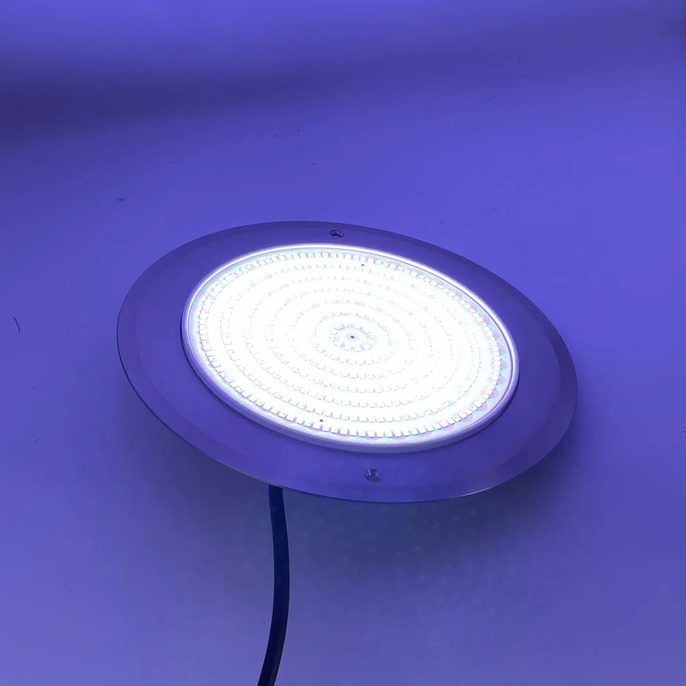 316 SS RGB Светодиодная лампа для бассейна 6 Вт 10 Вт 18 Вт 24 Вт 35 Вт 42 Вт Тонкая водонепроницаемая настенная лампа с смолой, 12 В постоянного тока