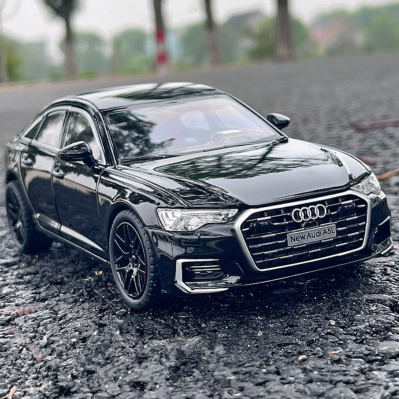 

Новинка 1:24 Audi A6 A6L Литые и игрушечные автомобили металлическая Игрушечная модель автомобиля со звуком и искусственными драгоценностями коллекция детская игрушка подарок на день рождения