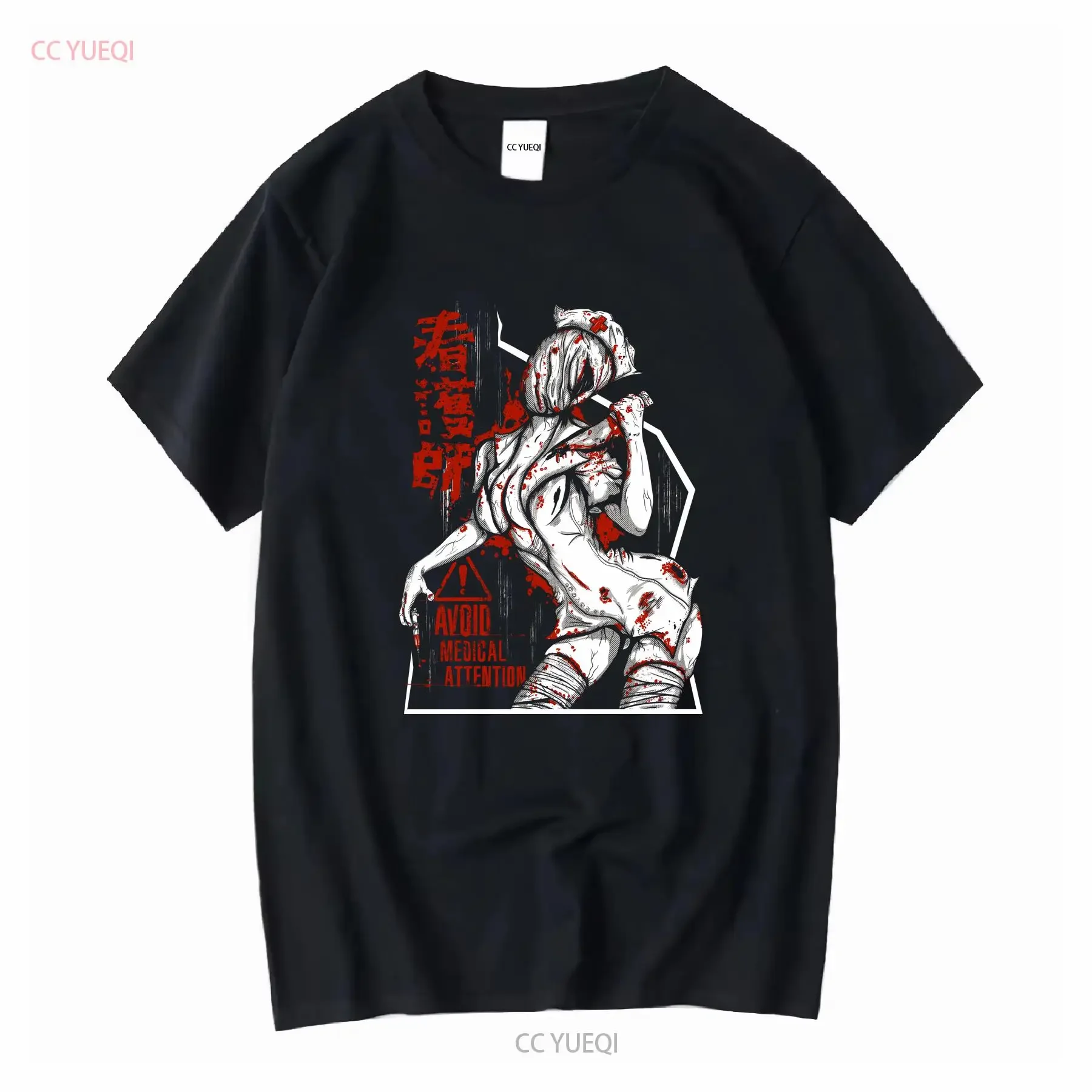 Avoid Medical Attention T Shirt long or short sleeves vintage Washed Stretched homme Top For Everyday Wear Soft Slightly