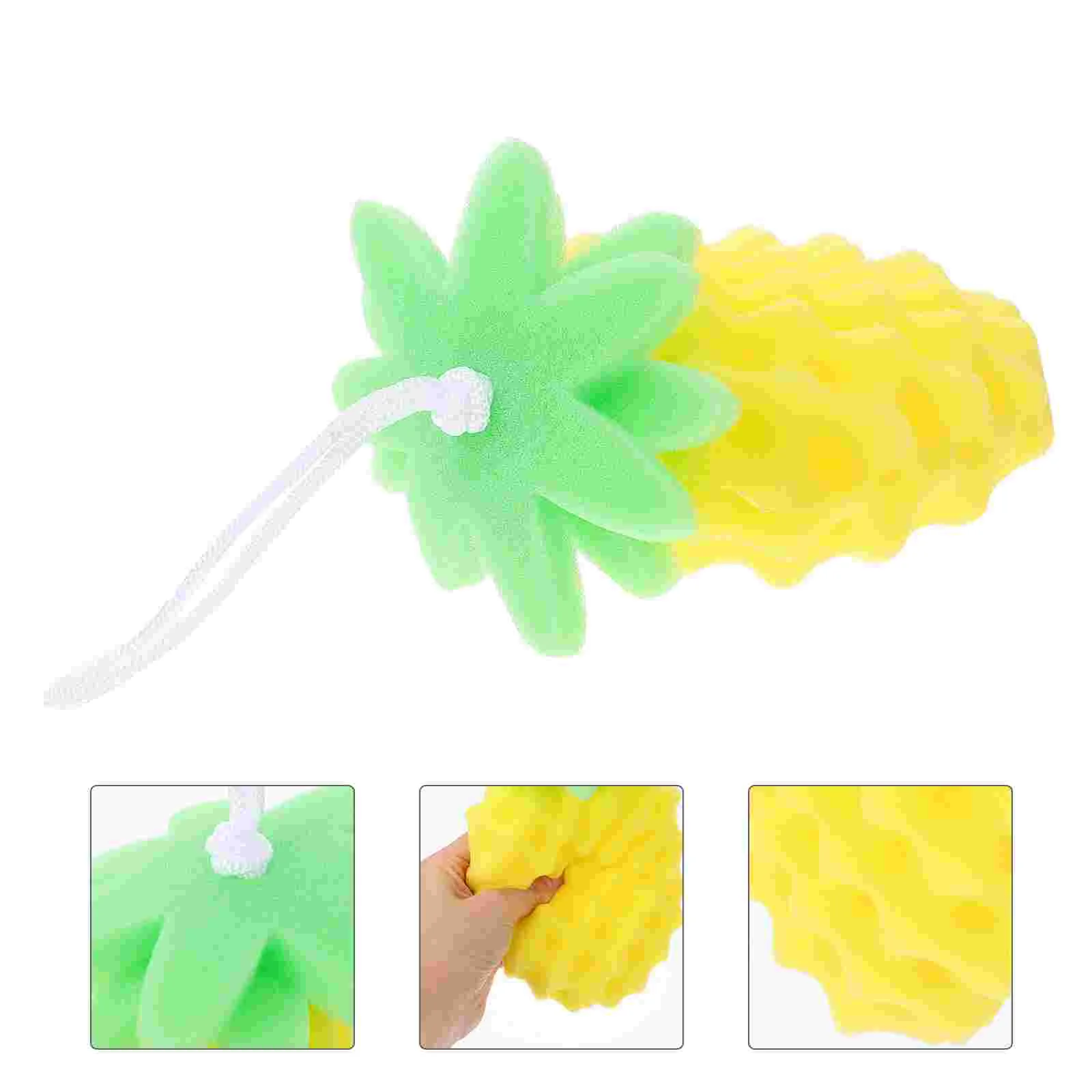 Body Wash Powder Puff Baby Shower Sponge Bath Scrubber Puffs Cartoon Kids Exfoliator Ball