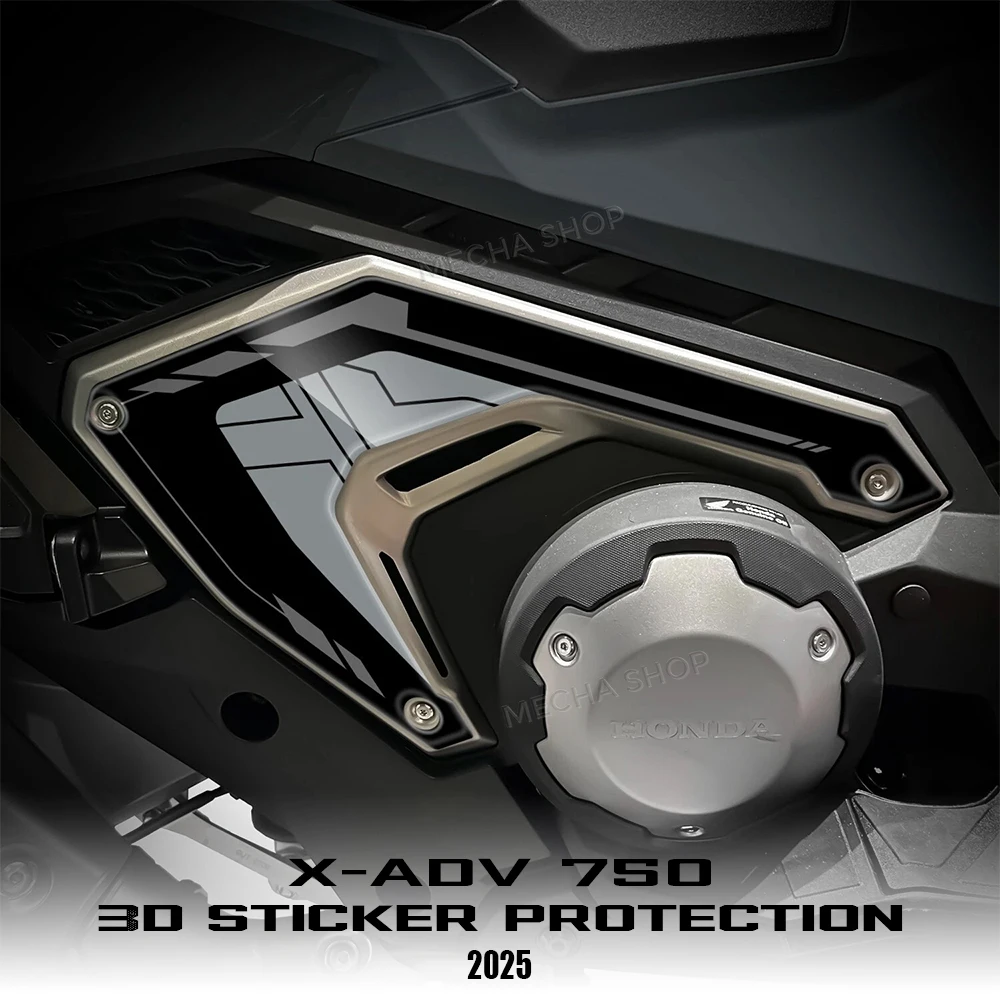 

For X-ADV 750 XADV 750 Motorcycle 3D Epoxy Decal Protection Kit X ADV 750 Stickers Heel Protector Stickers