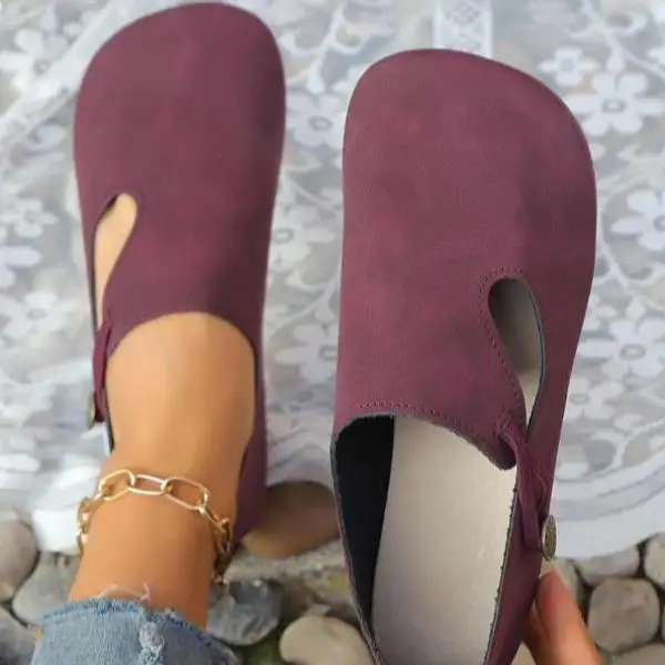 

Повседневные однотонные женские туфли-мюли на плоской подошве с шерстяной подкладкой для зимнего тепла