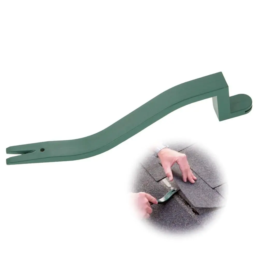 

Steel Construction Nail Puller Snake Shape Heavy Duty Pry Bar Green Color Sturdy Design Nail remover Roofing Removal