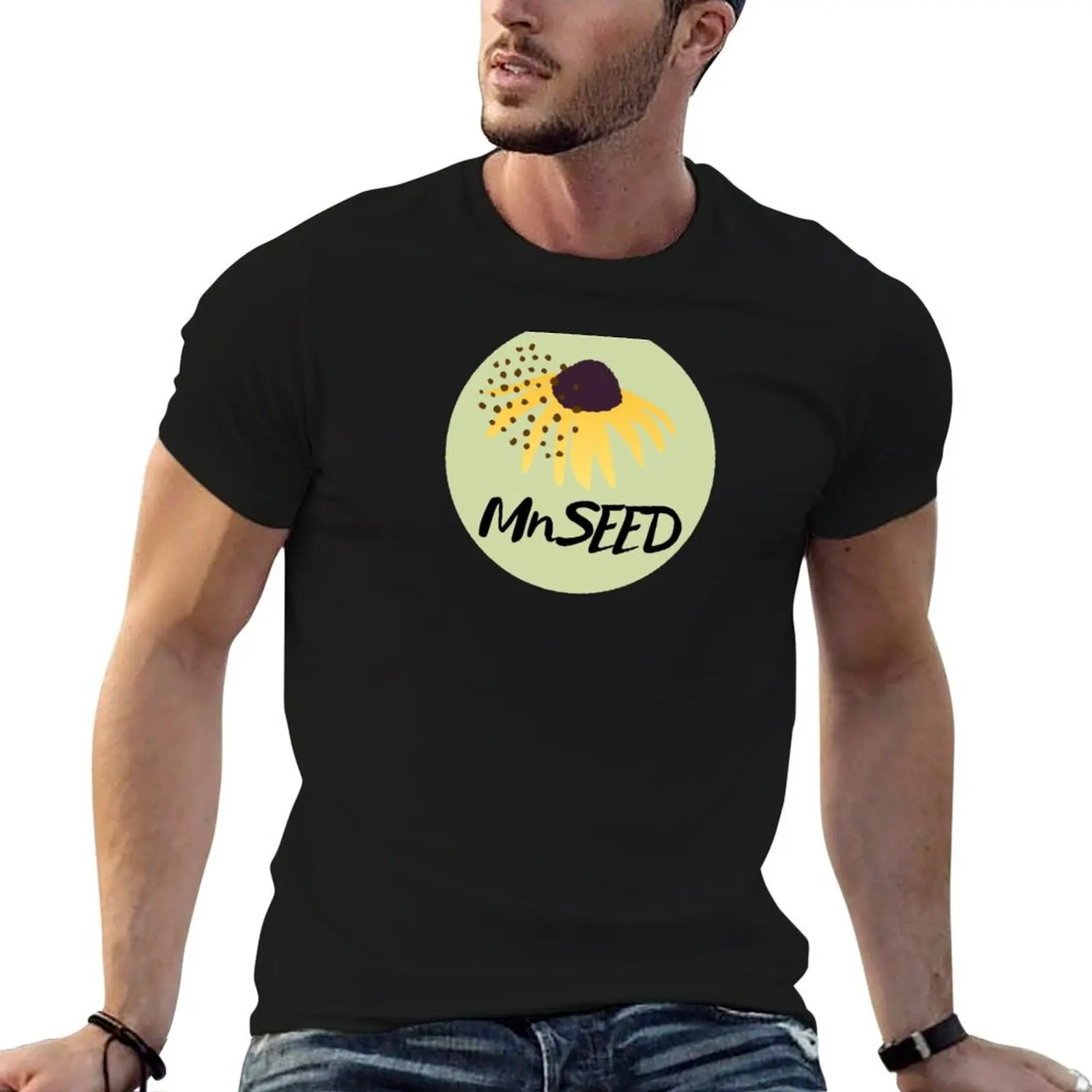 

MNseed Circle Logo T-Shirt man t shirts graphic cotton t shirt man T-Shirt
