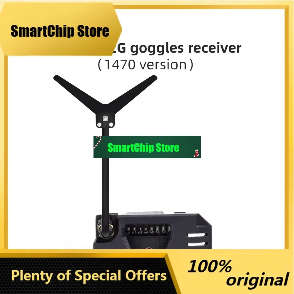 SmCpHGLRC 1.2G VRX Receiver Kit 8CH 1.2GHz VRX Goggles Receiver For Long Range FPV Drone RC Model