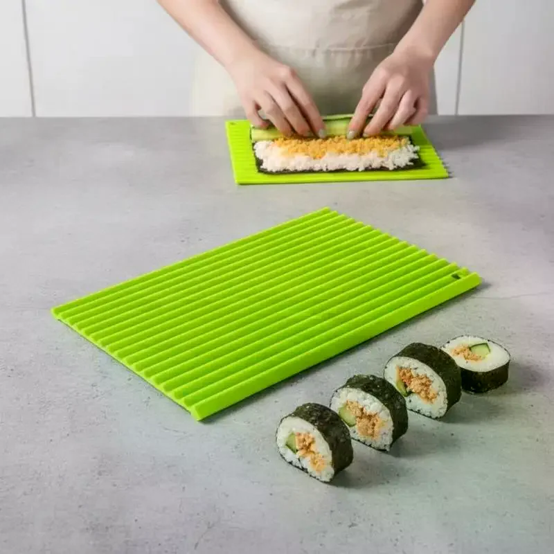 Silicone Hand Roll Sushi Rolli - огляд і ціна Sushi Mat Bamboo