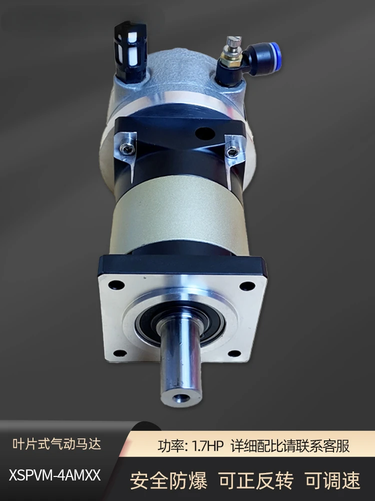 Vane Pneumatic Motor Planetary Reducer Low Speed Large Torque Adjustable Speed Forward and Reverse