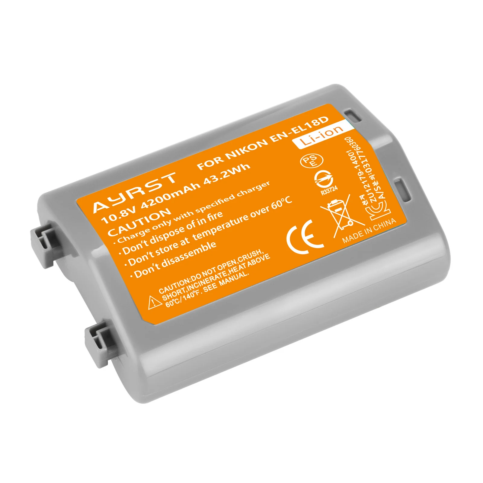 EN-EL18D ENEL18D EL18D Camera Battery for Nikon Z9 D6 D5 D4S D800 D850 D500 Charger Pack Grip