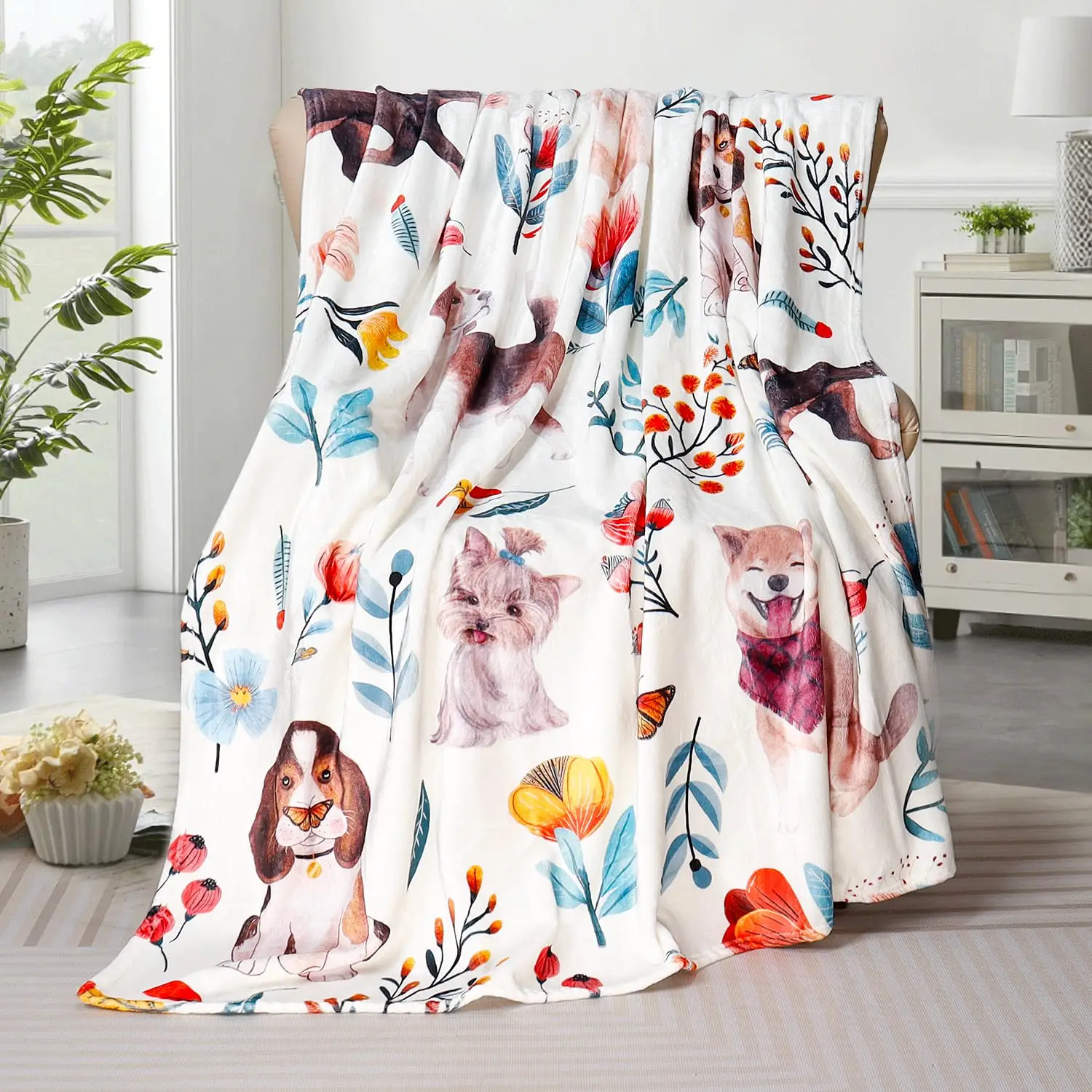 Cozy Home colorful summer print Beach Towel Blanket, Soft Throw Blanket for Beach, Travel, Nap Time and Sofa Decor with Stylish Printed Design view 3