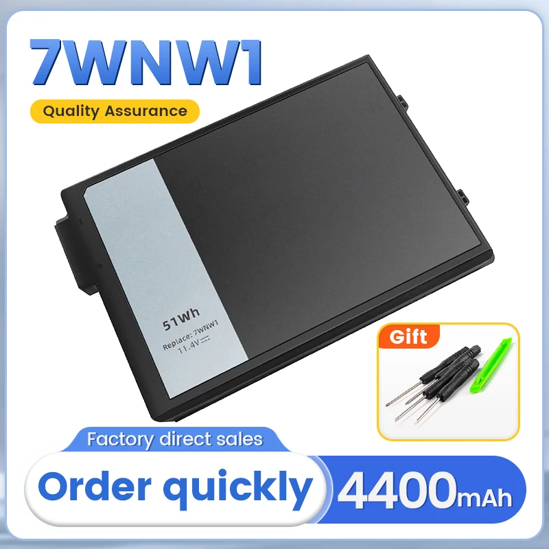 Somi 7WNW1 Laptop Battery For Dell Latitude 5420 5424 7424 Latitude 5420 5424 RUGGED 7424 RUGGED EXTREME P85G P86G 0DMF8C
