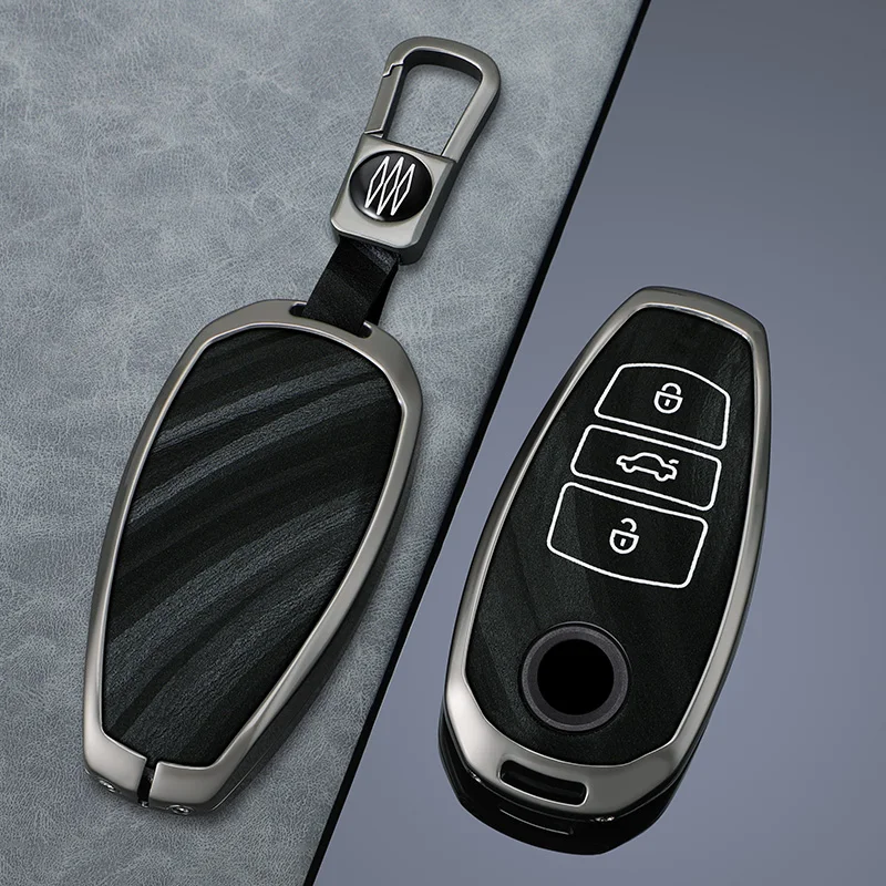 

Zinc Alloy Car Remote Key Case Cover Holder Shell for VW Volkswagen Touareg 2011 2012 2013 2014 2015 2016 2017 2018 Accessories