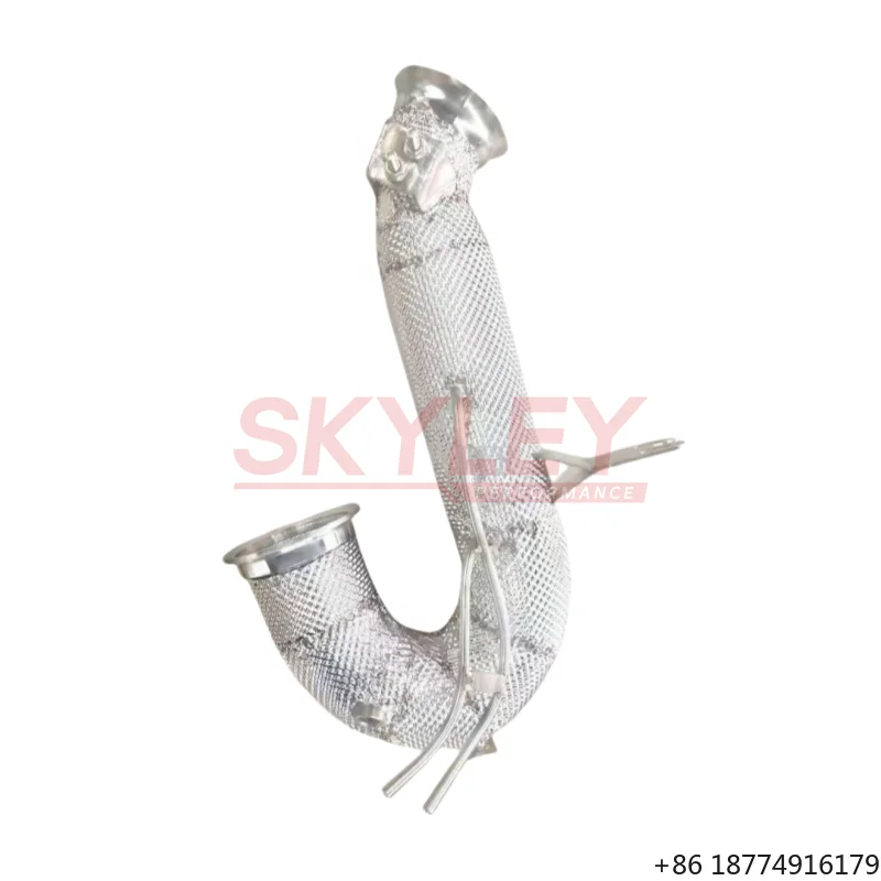 

ODM SS304 High Flow Downpipe for C200 C300 C260 W206 2022- 2023 Exhaust Pipe Header Aggressive Sound