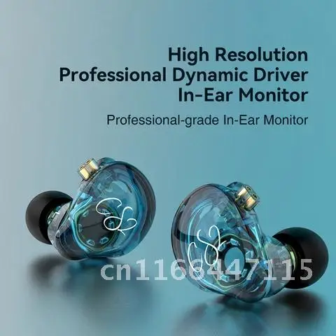 

TRN CS2 Hi-FI Earphones 1DD Dynamic 3.5mm HIFI Bass Earbuds Running Sports Calling Headphones Game Headset For TRN CS2