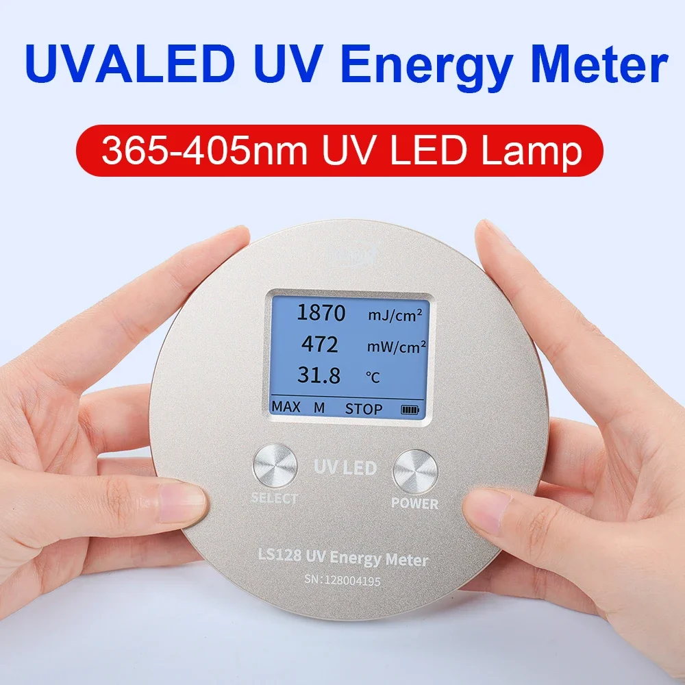 تعزيز LS128 مقياس الإشعاع Uva Led جهاز قياس الكثافة الأشعة فوق البنفسجية مقياس الطاقة لآلة المعالجة