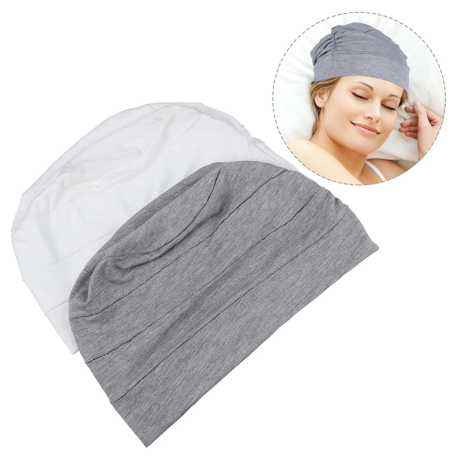 Chemotherapy Cap Cotton Sleep Hat Night Women Elastic Patient Hair Loss Cover Band Muslim Headscarf ElasticTurban Hat Hijabs Cap