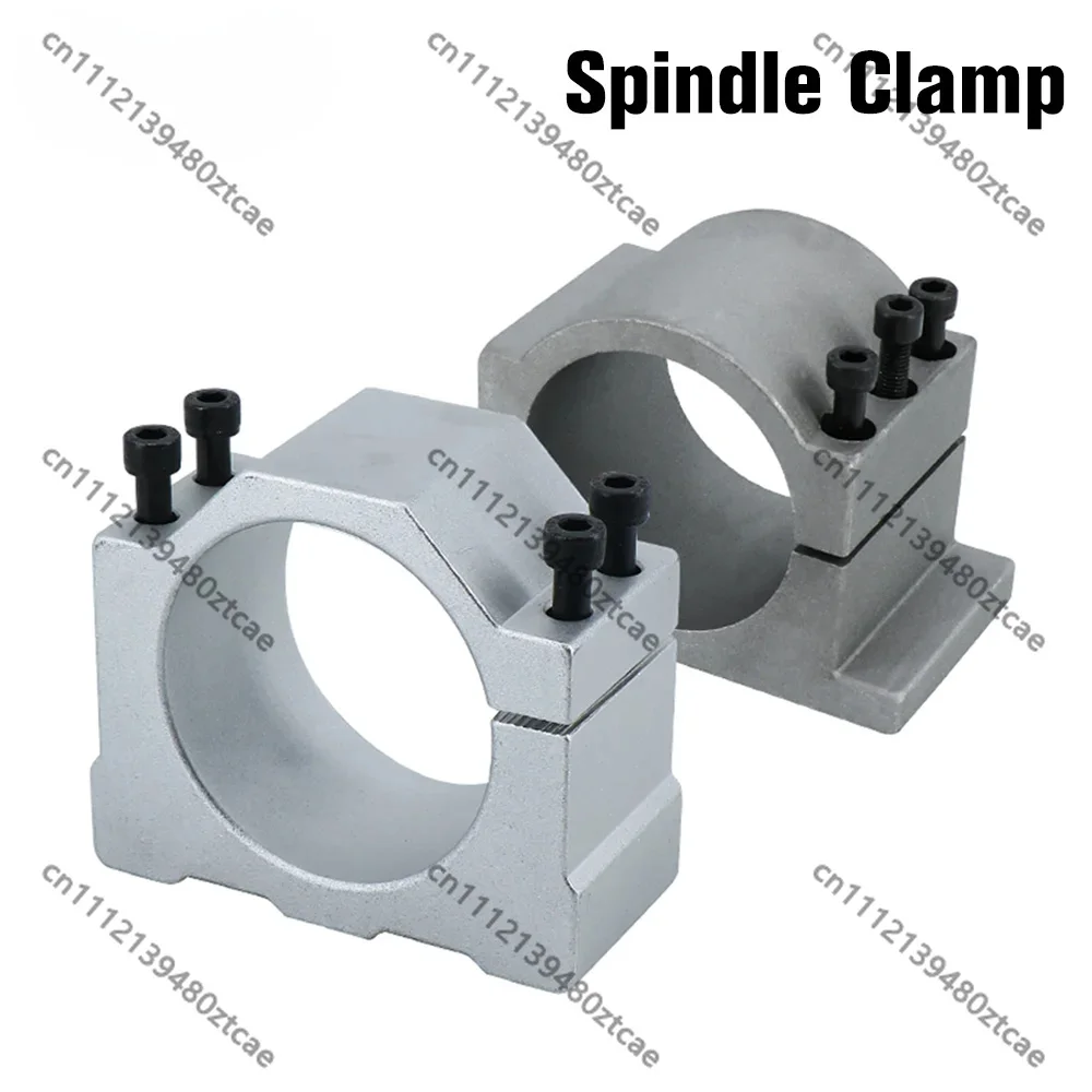 CNC Aluminum Spindle Motor Clamp Bracket 52/55/65/80/100/105/125mm Spindle Fixture Mount Holder For Openbuilds Engraving