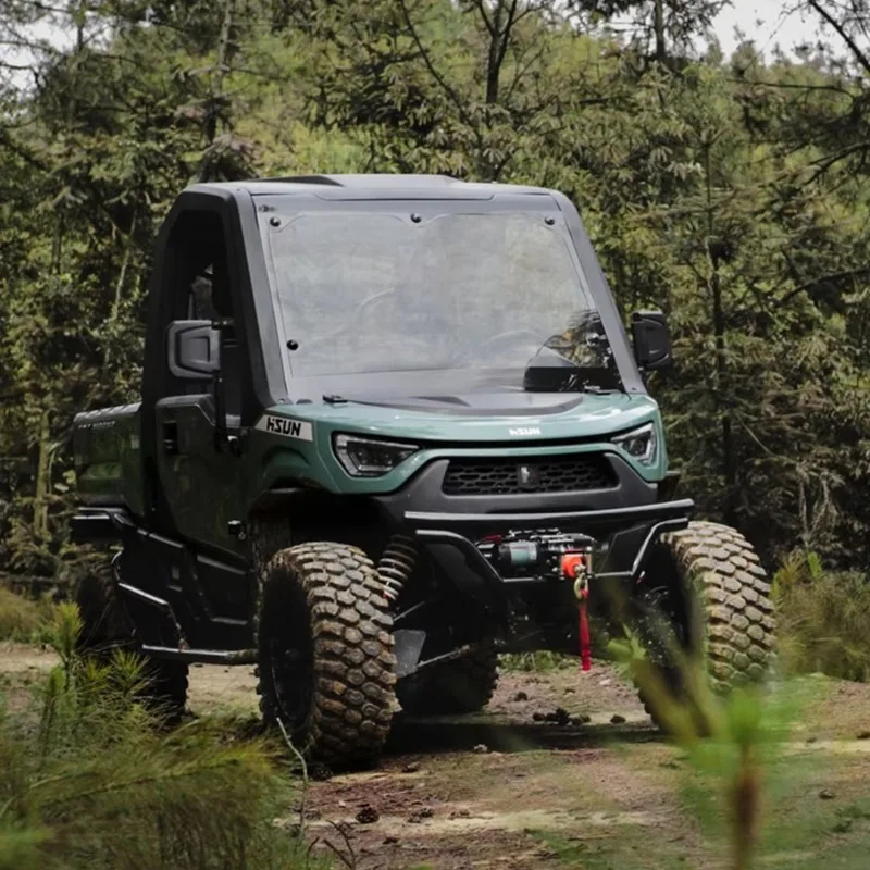 Beach Car Four-wheel Off-road 4x4 750UTV-5S Mountain Ring Pine Fully Enclosed All-terrain Motorcycle Fuel Farm Vehicle