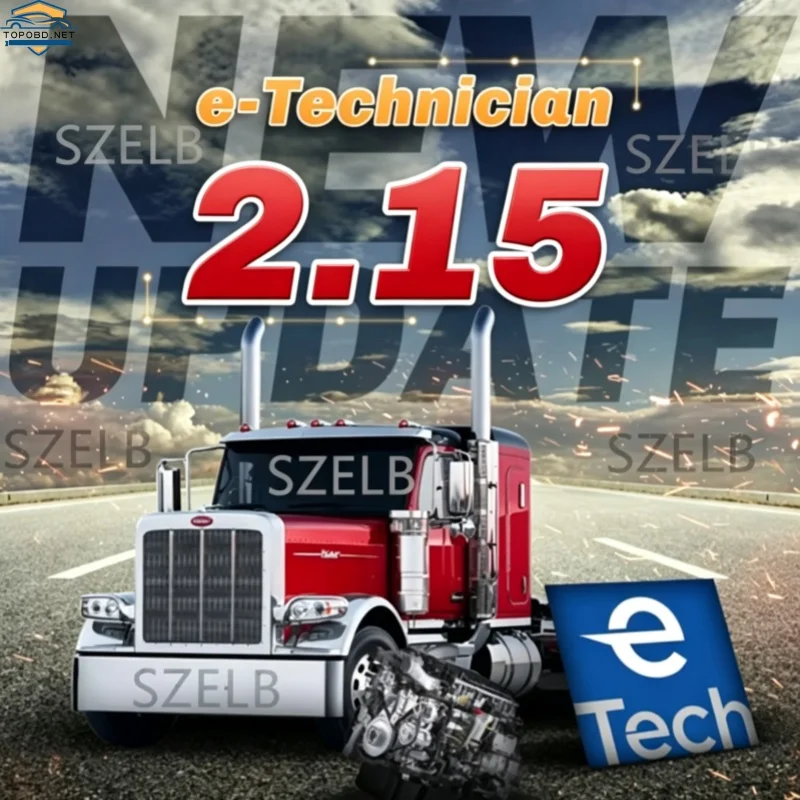 New For Nexiq ETechnician 2.15 Version Medium and Heavy Duty Commercial Truck Diagnostic Tool updated to 2026.02