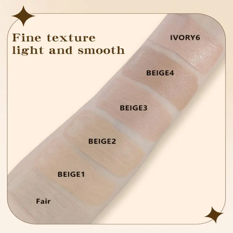 28ml 수분 공급 오일 컨트롤 리퀴드 파운데이션 오랫동안 지속되는 가벼운 고운 질감 비케이키 컨실러 페이스 뷰티 메이크업