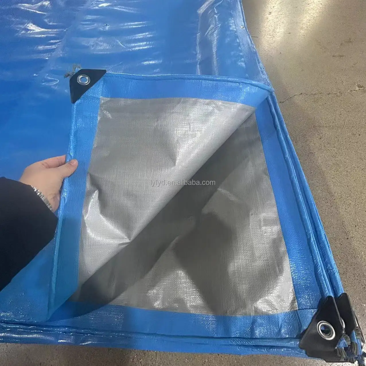 120GSM Tarpaulin Widely Used PE Coated Waterproof Truck Car Cover Plastic Sheets