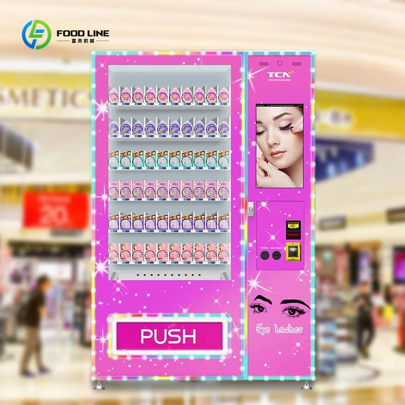 매력적인 디자인의 셀프 서비스 스마트 화장품 자판기 아름다운 헤어&속눈썹 자판기 뷰티