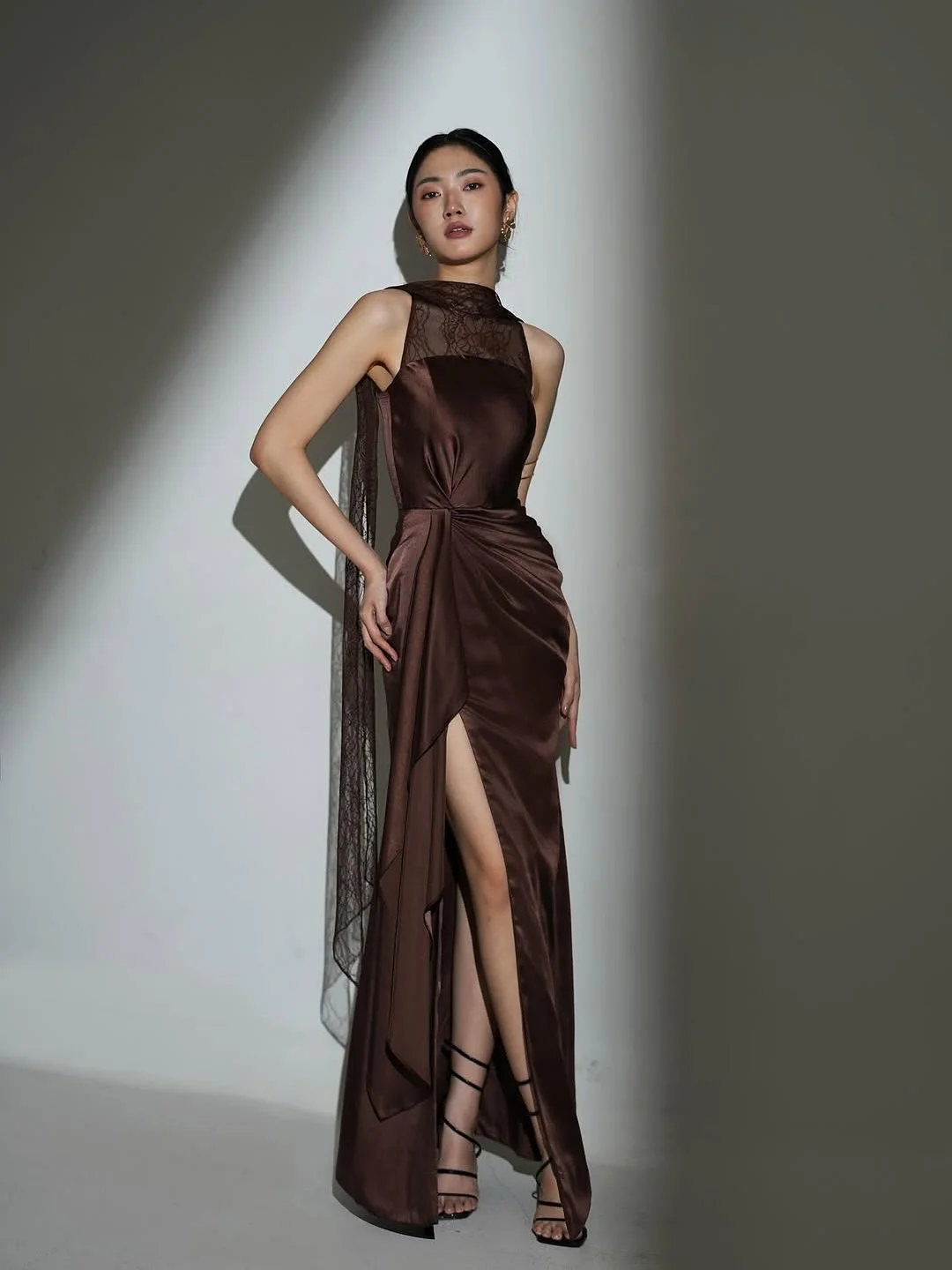 

Aenyrst Customized Evening Party Dresses Satin Front-Side Woman Elegant Formal Occasion Dresses فساتين سهرة