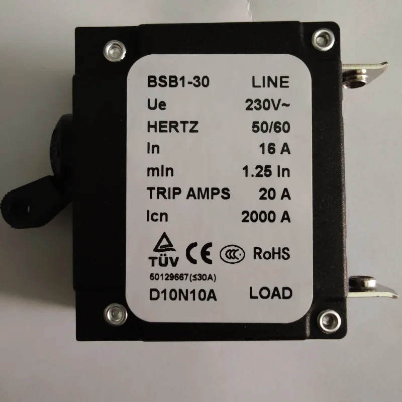 1 個発電機 1P 空気回路ブレーカースイッチ単相 BSB1-30 230V 8A-50A