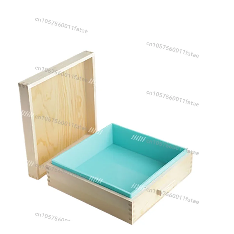 

Square Silicone Loaf Mould with , Useful Mold for Homemade Cold Process, Craft, Handicraft Kitchen Accessories