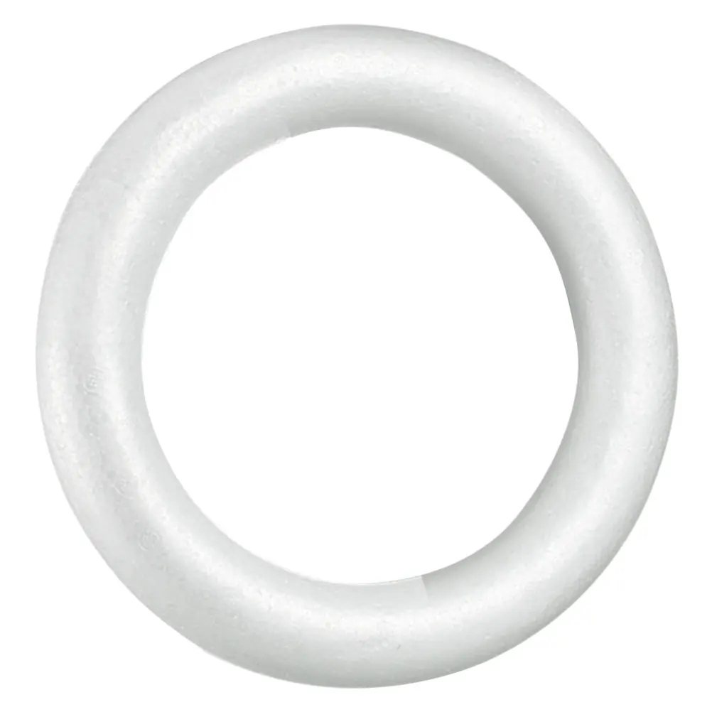 

Foam Circles Christmas Decoration 25x3.9cm DIY Crafts Supplies Lightweight Unfinished Foam Model Party Ornament