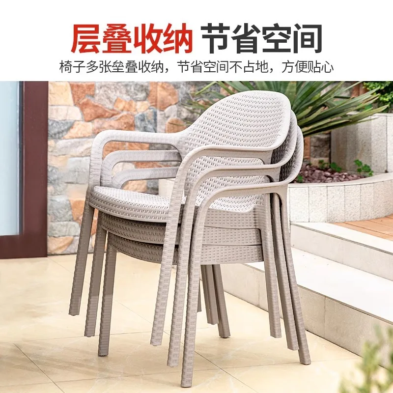 

Outdoor tables and chairs courtyard garden leisure milk tea shop balcony coffee table Internet celebrity Nordic outdoor plastic