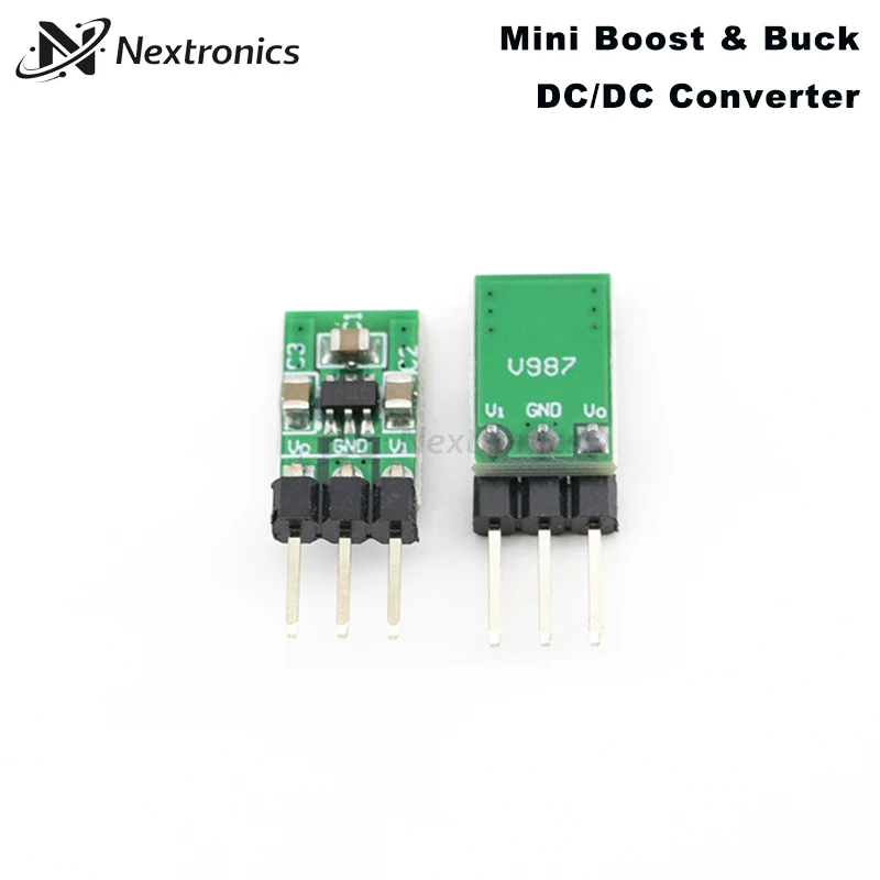 1/3/5/10PCS Mini DC-DC Buck Boost Converter 1.8V/3V/3.7V/5V to 3.3V Low Noise Regulated Charge Pump 2 in 1