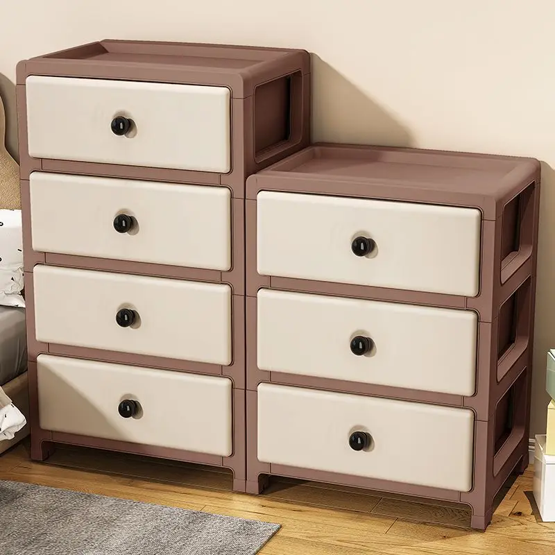 

35cm Waterproof Bathroom Storage Cabinet Narrow Space Multi-Drawer Organizer Cabinet for Bedroom Closet Clothes Storage