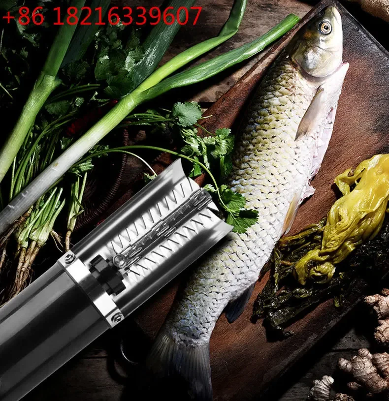 YAO 96w Cordless Electric Fish Scaler 8800MA Rechargeable Battery Fishing Scraper Fish Remover Cleaner Descaler Scraper Seafood