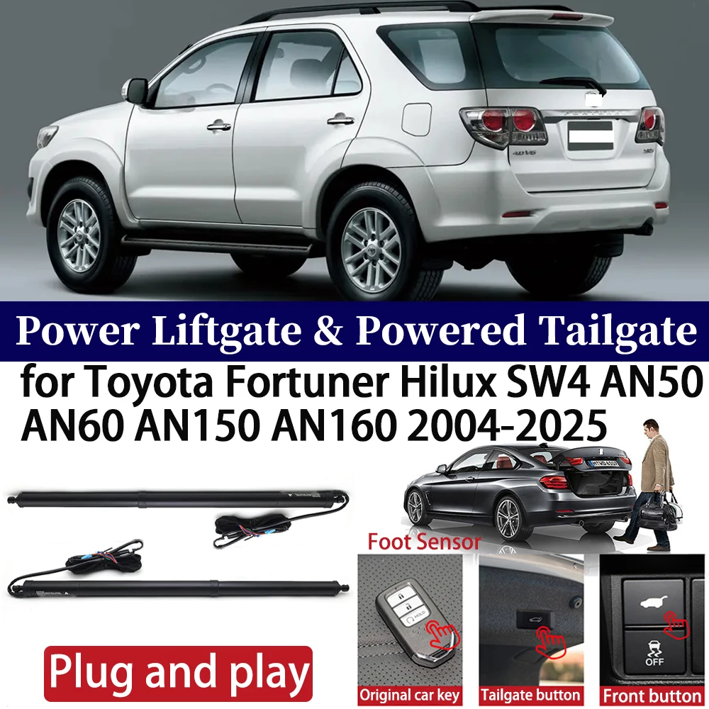 

for Toyota Fortuner Hilux SW4 AN50 AN60 AN150 AN160 2004-2025 Car Power Liftgate Automatic One-Click Powered Tailgate Strut