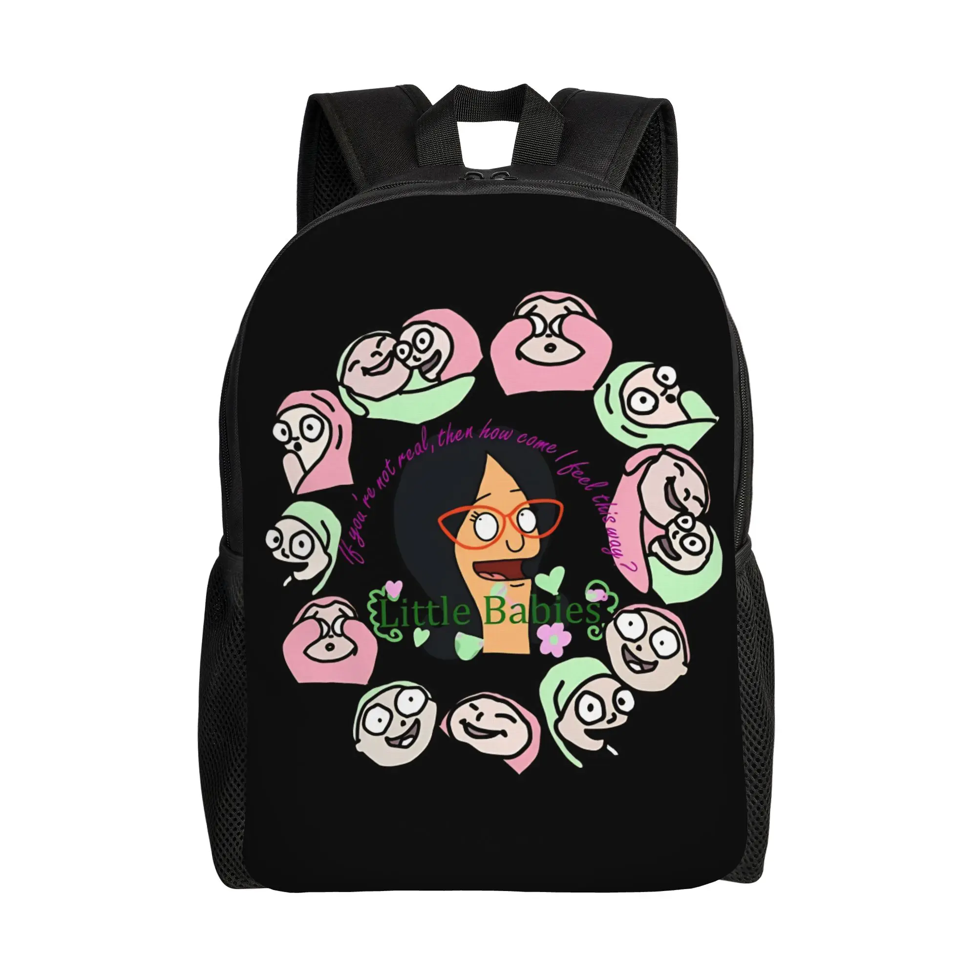 

Linda Belcher Backpack for Men Women Teenage Student Hiking Daypack Bob's Burgers Anime Laptop Computer Canvas Bags Outdoor