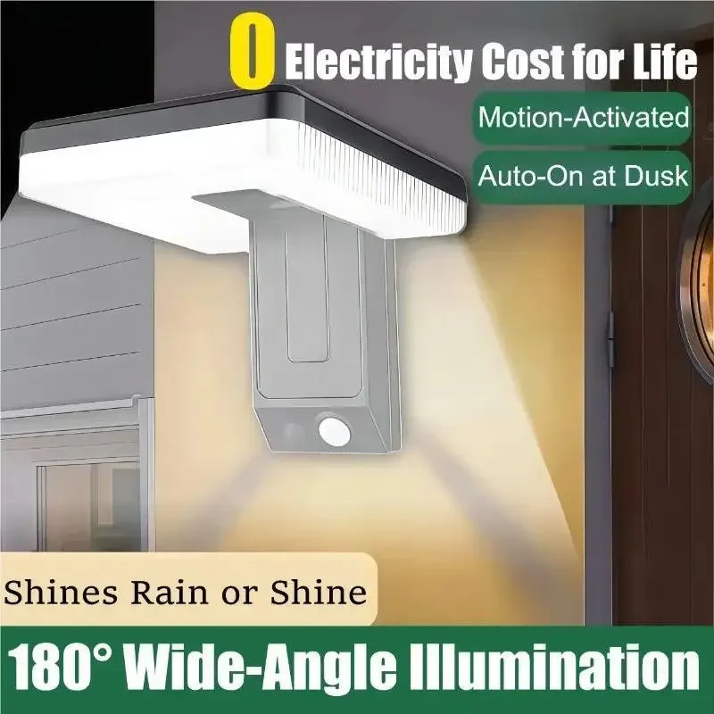 ضوء أمان بالطاقة الشمسية PIR محس حركة عملية التحكم عن بعد 3 أوضاع الإضاءة مقاوم للماء بوابة ساحة نظام الإضاءة المحيطي #1