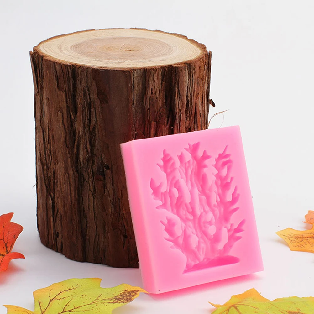 

Premium Silicone Seaweed Coral Mold Pink for Creative Baking DIY Cake Decorating Chocolate Candy Craft Ice Cube Making Tool