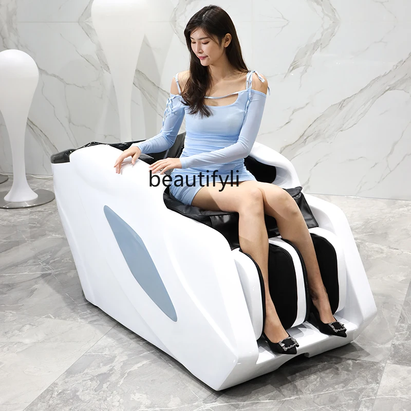 Electric Massage Shampoo Bed Barber Shop Head Therapy Facial Bed Automatic Flushing Bed