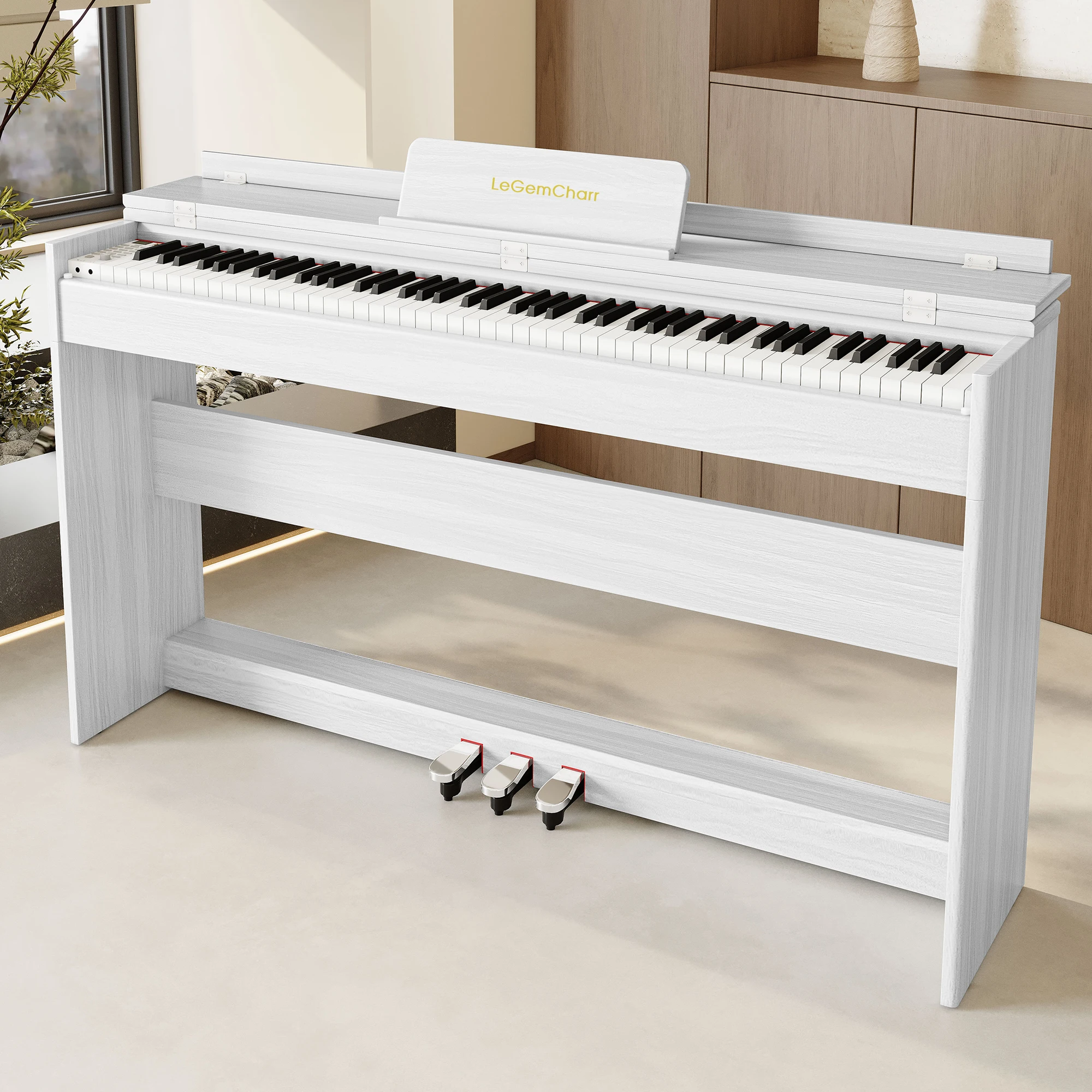 

LeGemCharr Keyboard Piano 88 Keys Midi Controller Keyboard Electronic Piano Keyboard Digital Piano 88 Keys