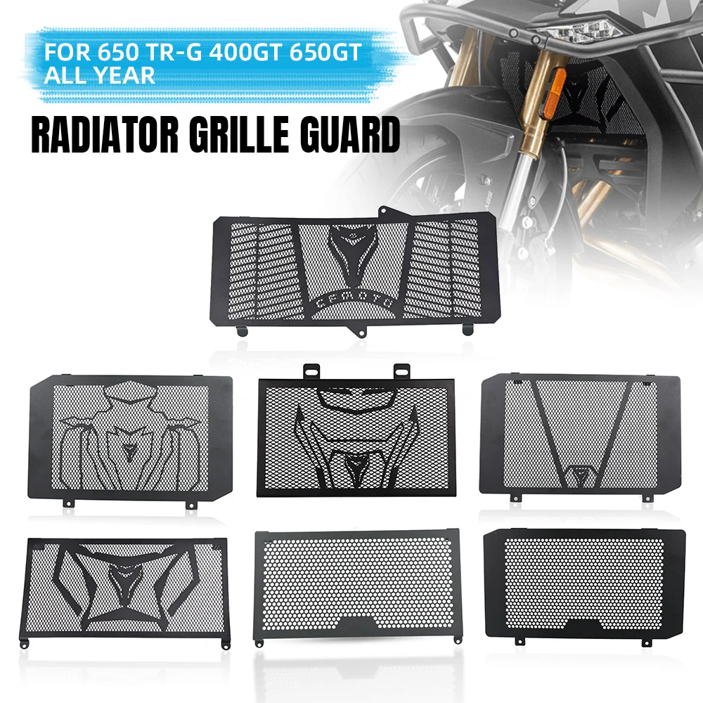 

Motorcycle Accessories FOR CFMOTO 650 TR-G 400GT 650GT All Year Stainless Steel Radiator Grille Guard Cover 400 650 GT 650TR-G