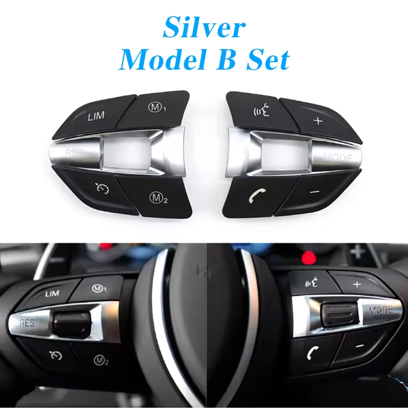 Auto Lenkrad RES MODUS Taste Abdeckung Für BMW F10 F11 F30 F31 F34 F01 F02 F07 F06 F12 F25 F26 F15 F16 M2 M3 M4 M5 X5M X6M