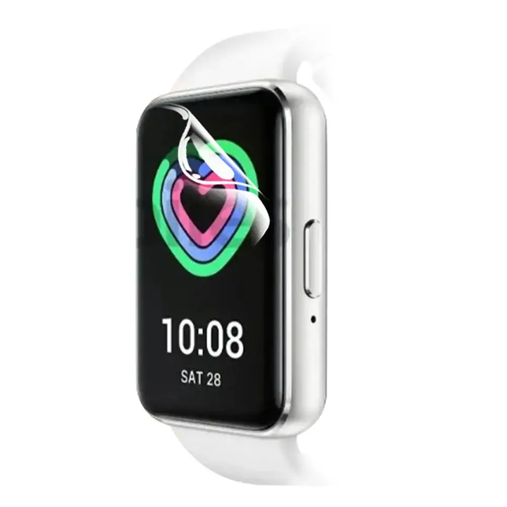 Screen Protector for Samsung Galaxy Fit3 Ultra-HD Anti-scratch Soft Hydrogel Film Full Screen Water Gel Film Watch Protecti G9K8