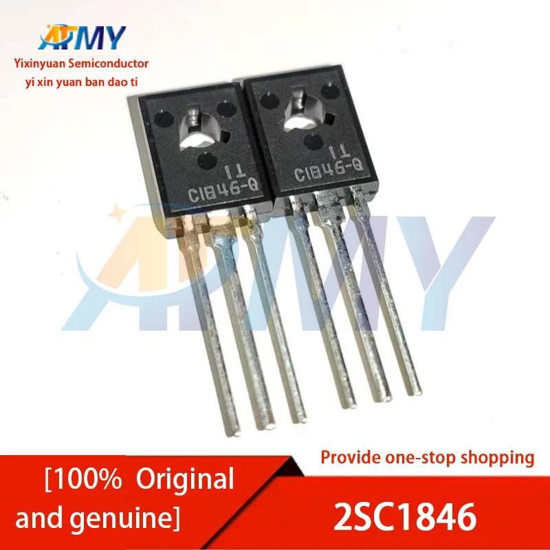 

10piece 2SC1846 2SC1846-Q 1A/35V TO-126F NPN Transistor