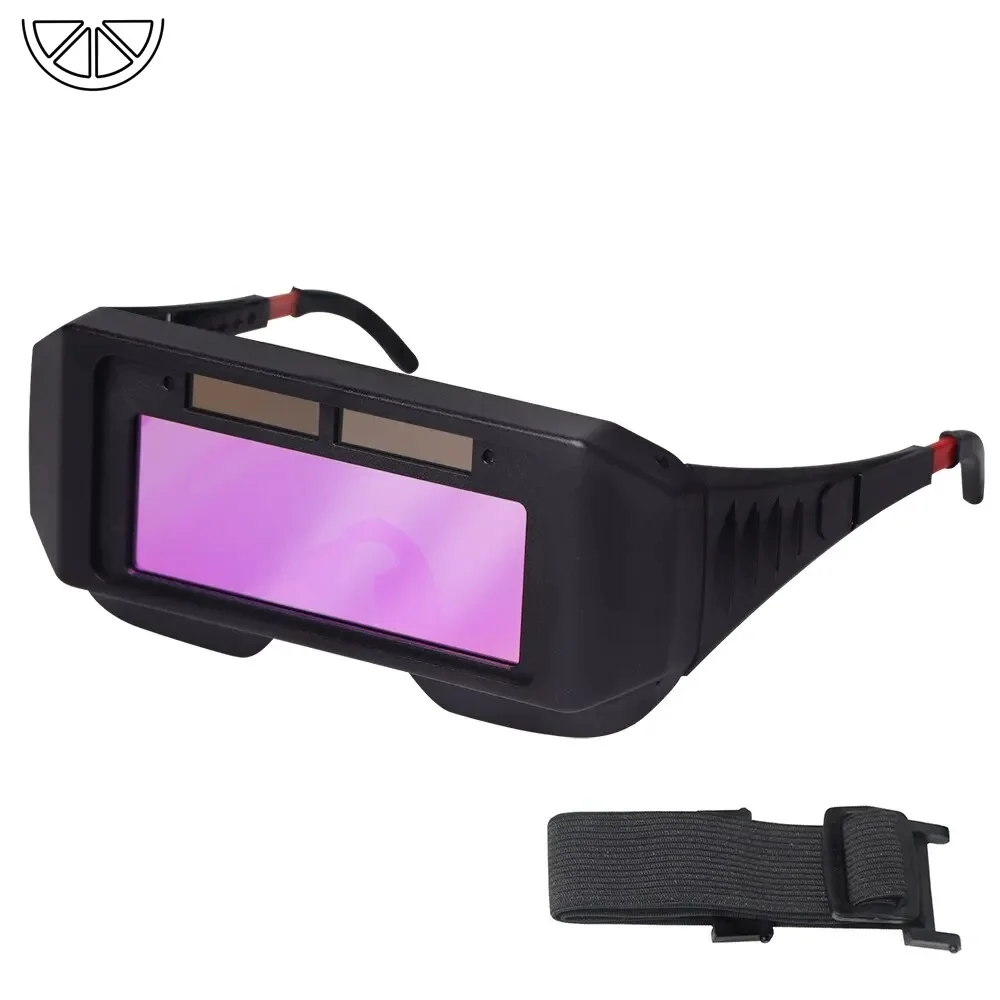 Solar Powered Welding Helmet Auto Darkening Welding Goggles LCD Welder Glasses for TIG MIG MMA Plasma Welder Glasses