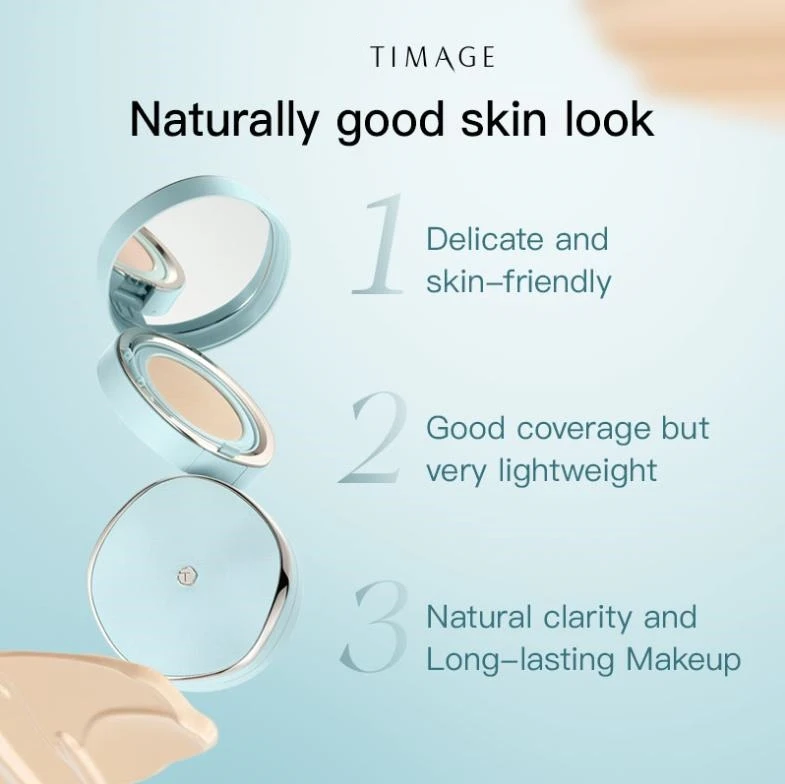 TIMAGE Caitang Native Skin Original Muscle Brightening Cushion Cream Foundation 20g Dry Skin Moisturizing Concealer Lightweight