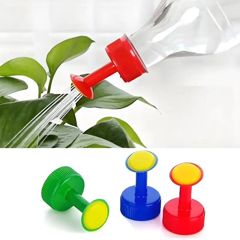 3pcs Portable Bottle Cap Sprinkler Garden Plant Watering Spout Sprayers Gardening Nozzles Waterers Seedling Irrigation Tools view 3