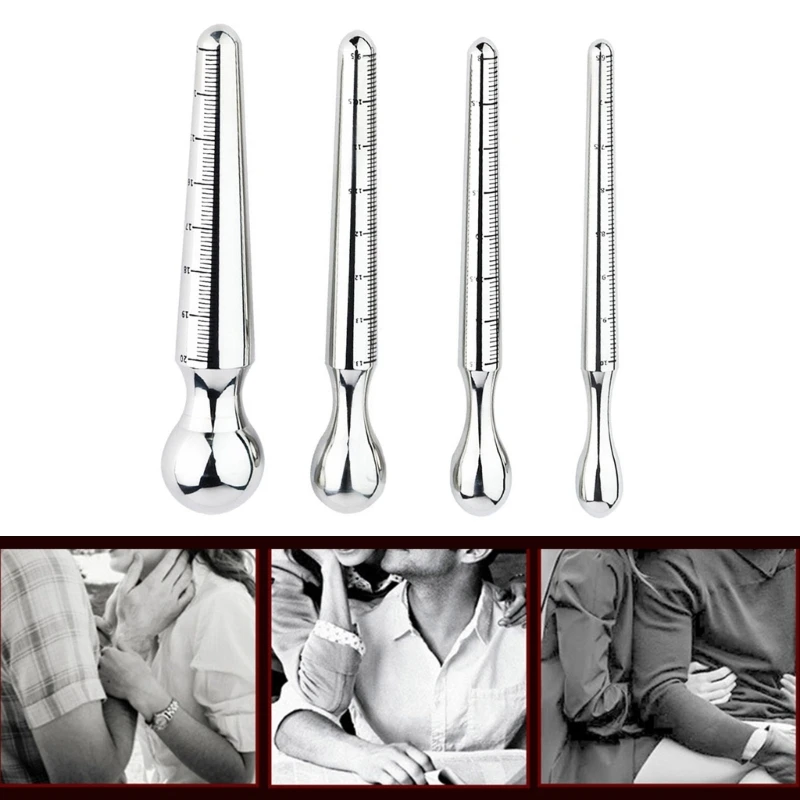 Stainless Steel Urinary Plug Sex Toy Smooth Solid Urethral Sounding Plug Penises Stretcher Stimulate Urethral Dilator